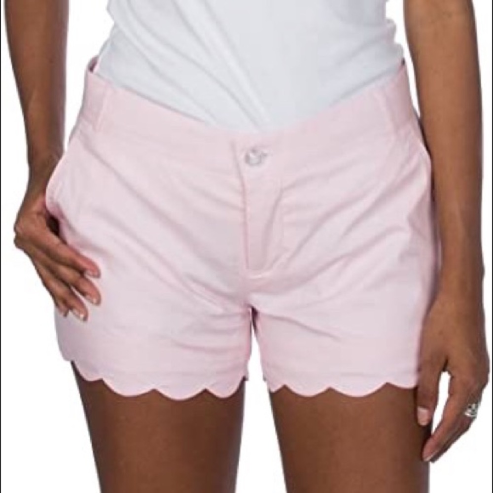 Lauren James Scallop Shorts NWT: Pink Size Medium